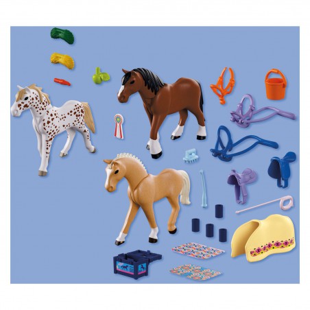 Playmobil I Love Horses - Drie verzamelpaarden, 72133