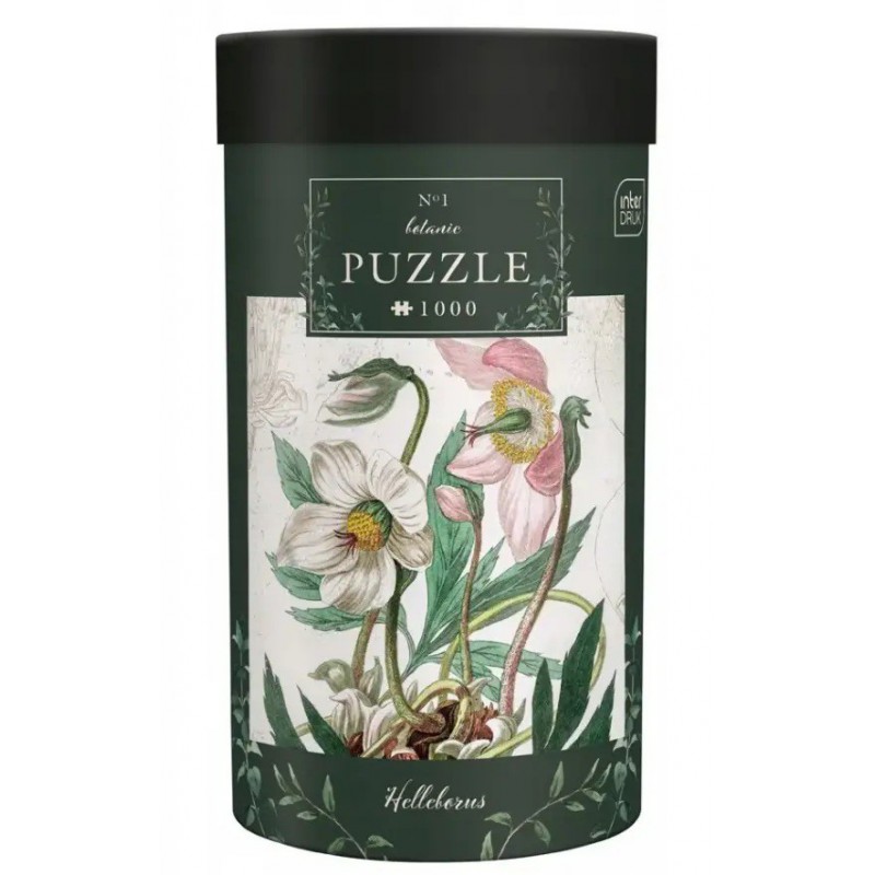 Puzzle Botanic Helleborus, 1000 stukjes Interdruk
