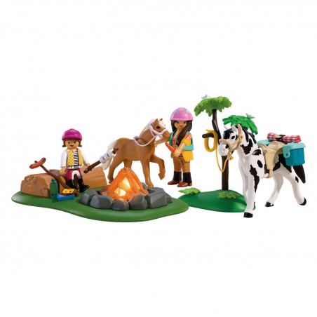 Playmobil I Love Horses - Paardrijtocht met kampvuur, 72132