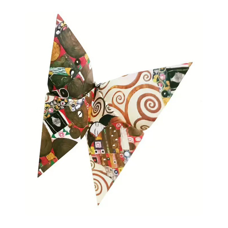 Fridolin Art Origami Vlinder Gustave Klimt