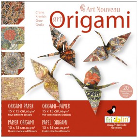 Fridolin Art Origami Kraanvogel Art Nouveau
