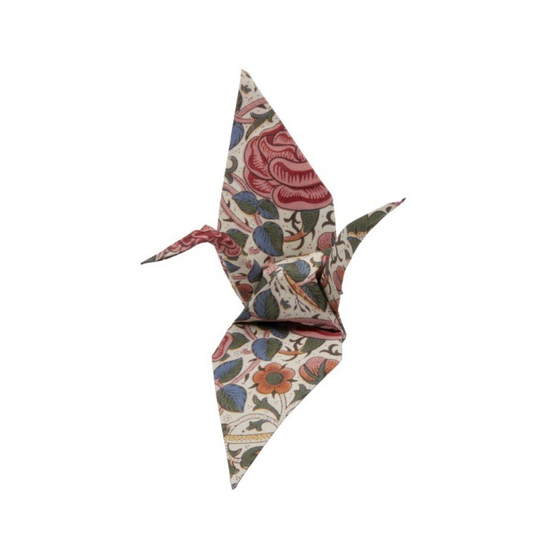 Fridolin Art Origami William Morris kraanvogel