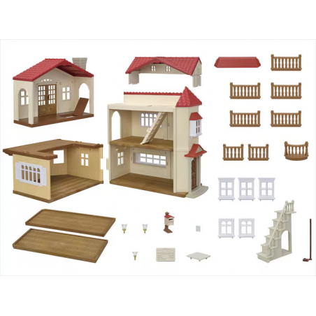Sylvanian Families - Groot poppenhuis met geheime speelkamer, 5708