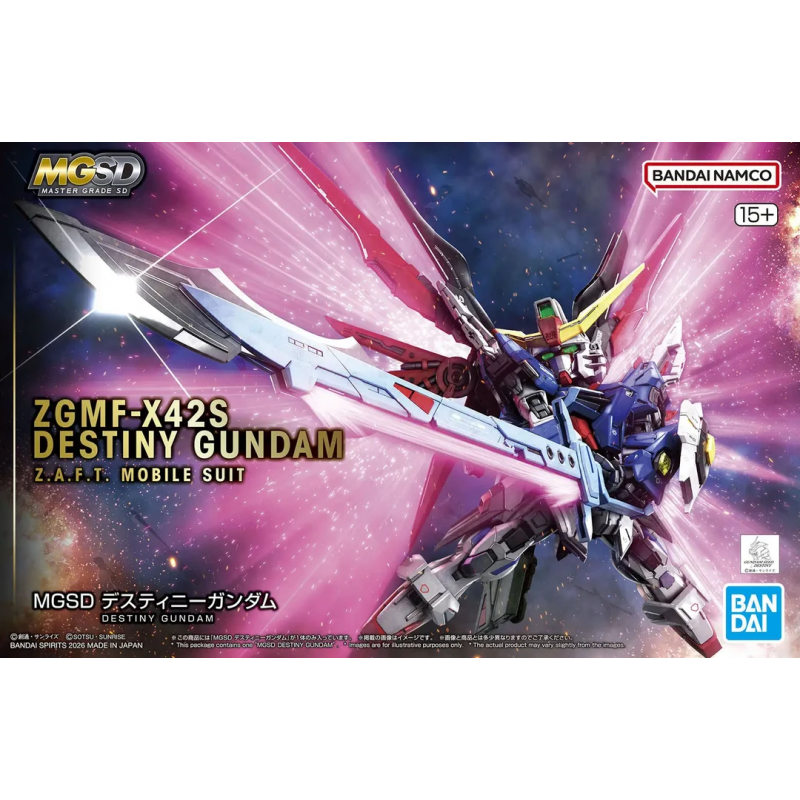 Gundam: MGSD Destiny ZGMF-X42S Gundam,  Bandai