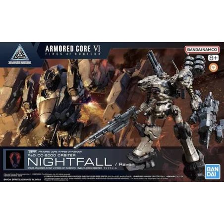 Gundam: 30MM Nightfall Raven Armored Core Fires Of Rubicon Gundam,  Bandai