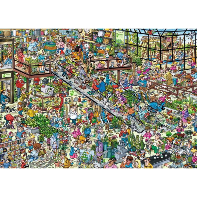 1000stukjes Ravensburger The garden centre