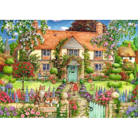 1000stukjes puzzel Ravensburger Rose Cottage