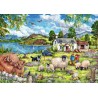 1000 stukjes puzzel Ravensburger Country farm