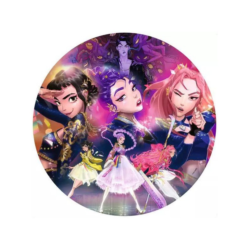 Kpop Deamon Hunters: for the fans ronde puzzel, 500 stukjes Ravensburger