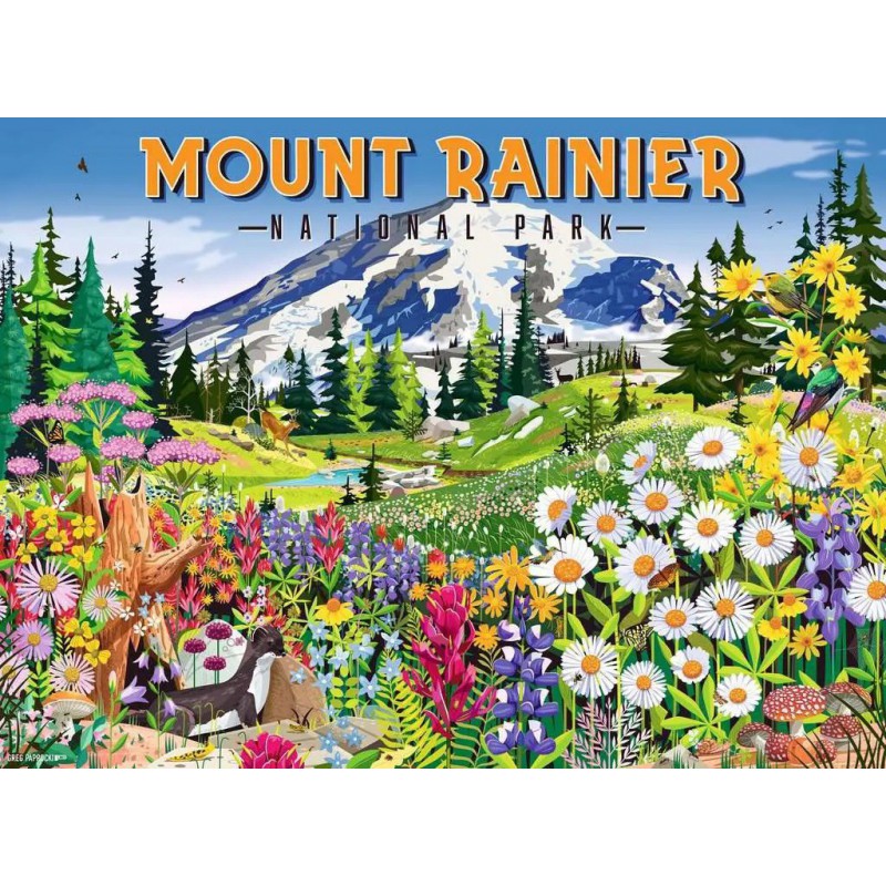 Mount Rainier National Park 500 stukjes Ravensburger