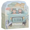 6 Puzzels - Safari Friends - Little Dutch
