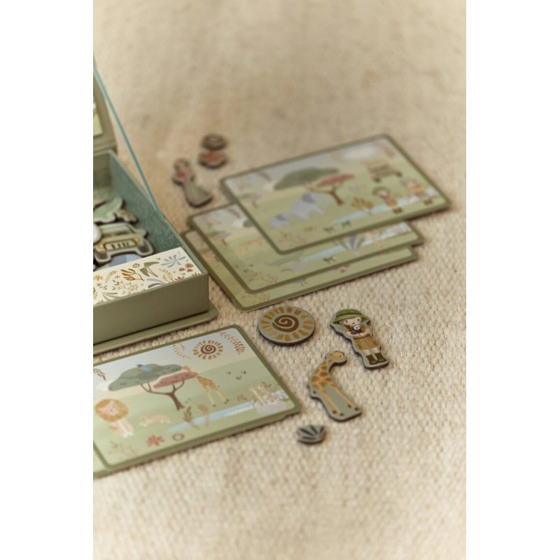 Magnetisch speelbord - Safari Friends - Little Dutch