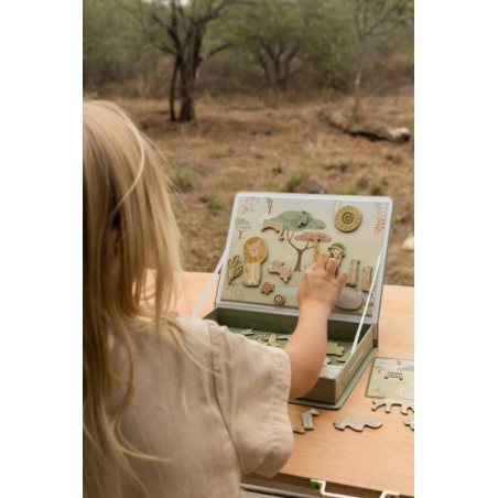 Magnetisch speelbord - Safari Friends - Little Dutch