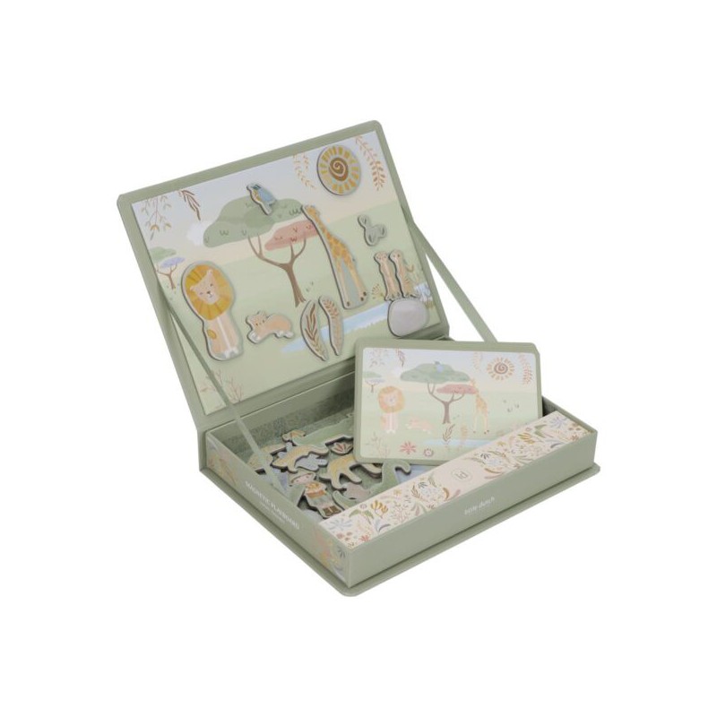 Magnetisch speelbord - Safari Friends - Little Dutch