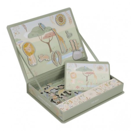 Magnetisch speelbord - Safari Friends - Little Dutch