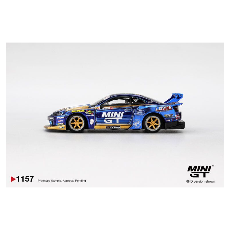 Nissan Silvia S15 LB-Super Silh. nr555 Mini GT F. drift '25 1:64, Mini GT (1157)