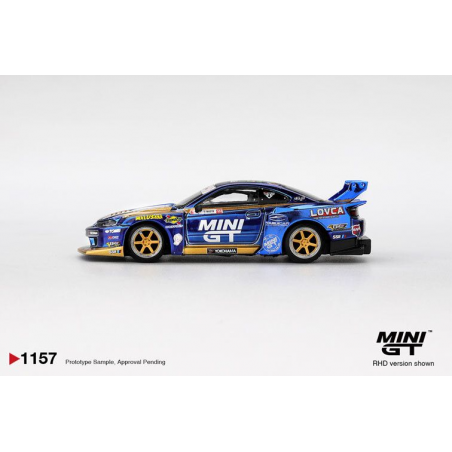 Nissan Silvia S15 LB-Super Silh. nr555 Mini GT F. drift '25 1:64, Mini GT (1157)