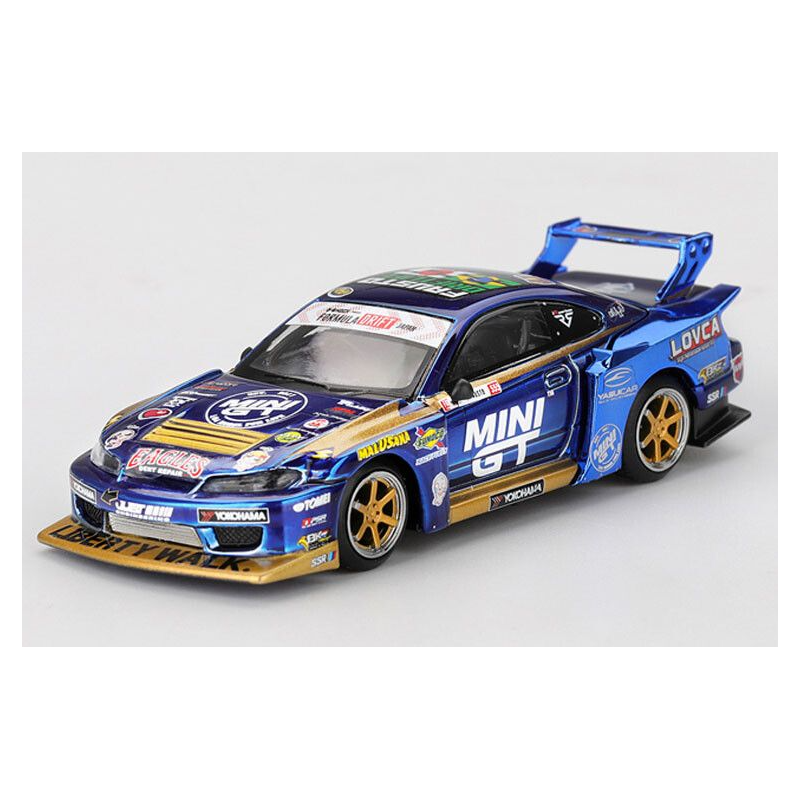Nissan Silvia S15 LB-Super Silh. nr555 Mini GT F. drift '25 1:64, Mini GT (1157)