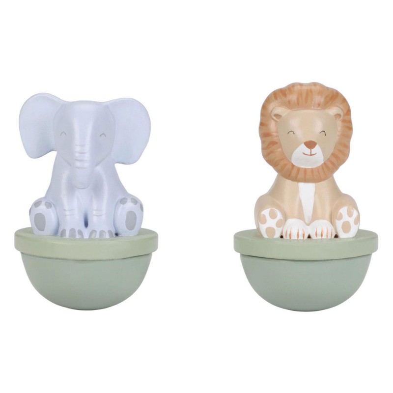Houten muziekdoosje - Safari Friends - Little Dutch