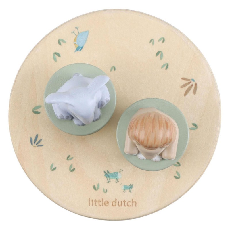 Houten muziekdoosje - Safari Friends - Little Dutch
