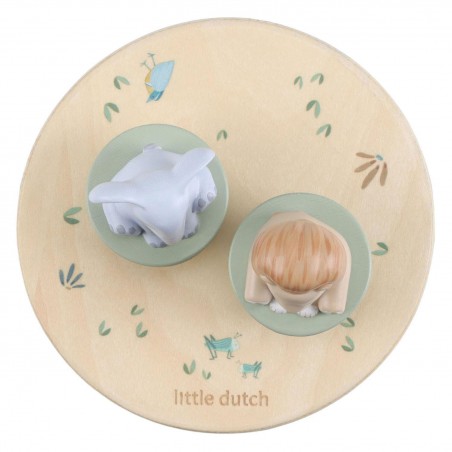 Houten muziekdoosje - Safari Friends - Little Dutch
