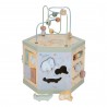 Houten activiteiten zeshoek - Safari Friends - Little Dutch