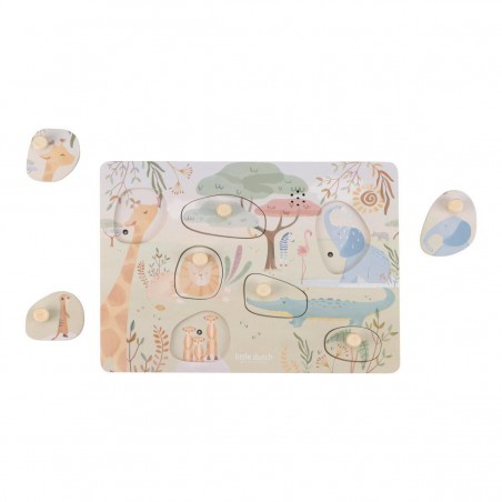 Geluidenpuzzel - Safari Friends - Little Dutch