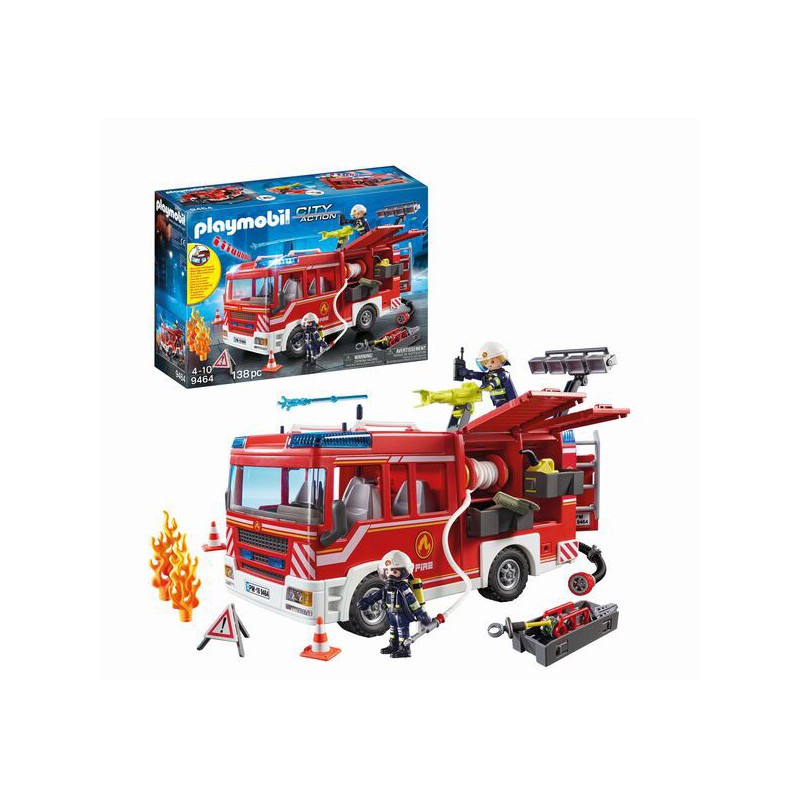 Playmobil Action Heroes- 9464 Brandweer pompwagen