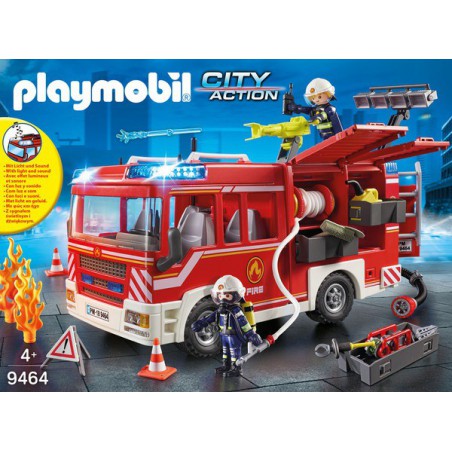 Playmobil Action Heroes- 9464 Brandweer pompwagen