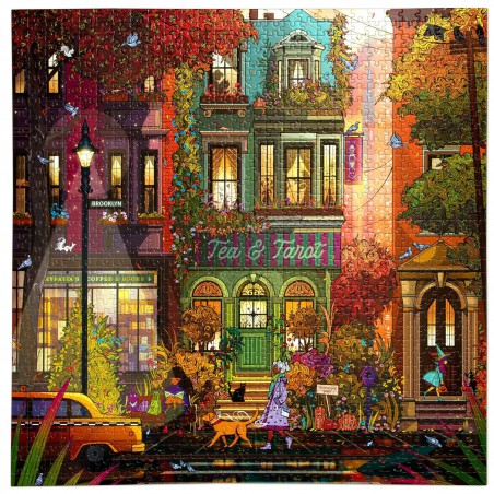 Fall in Brooklyn, 1000 stukjes Eeboo vierkante puzzel