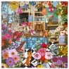 English Flower Shop, 1000 stukjes Eeboo vierkante puzzel