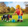 Playmobil My Life - Vrouw met berghond, 71738