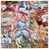 Artists in Venice, 1000 stukjes Eeboo vierkante puzzel