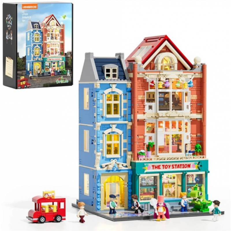 Lumibricks 15008 - Toy Station, 3086 steentjes