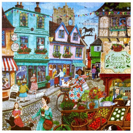 Village by the Sea 1000 stukjes Eeboo vierkante puzzel