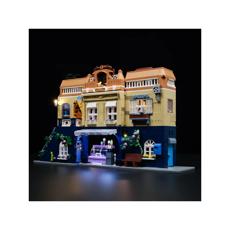 Lumibricks F9078 - Gelato Store, 1948 steentjes