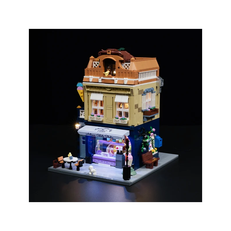 Lumibricks F9078 - Gelato Store, 1948 steentjes
