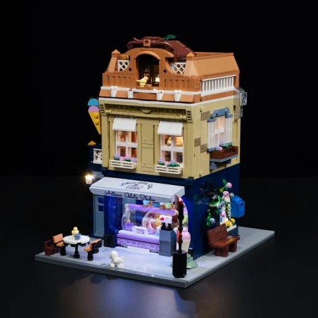 Lumibricks F9078 - Gelato Store, 1948 steentjes
