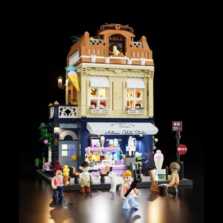 Lumibricks F9078 - Gelato Store, 1948 steentjes