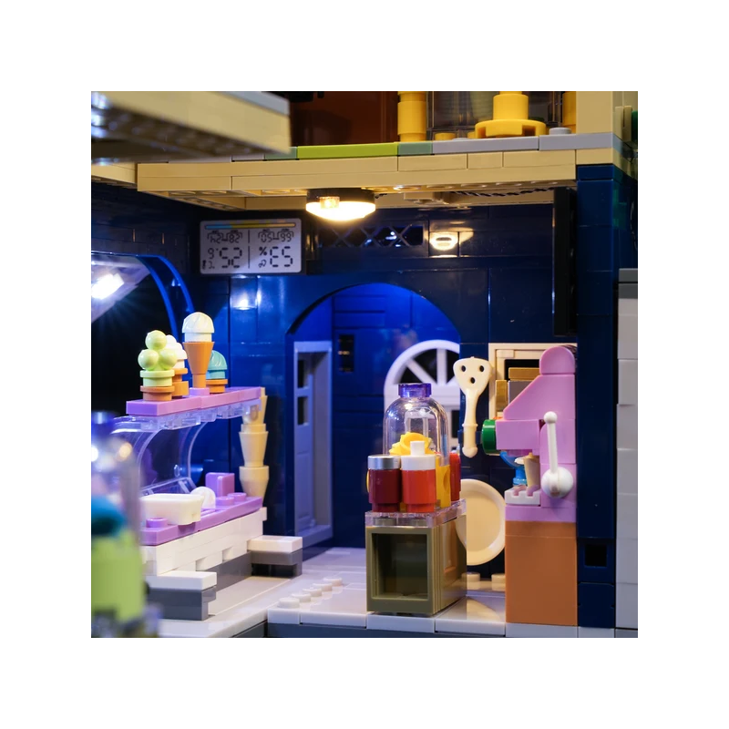 Lumibricks F9078 - Gelato Store, 1948 steentjes