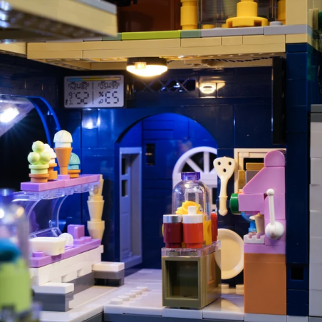 Lumibricks F9078 - Gelato Store, 1948 steentjes