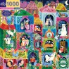 English Cottage Library 1000 stukjes Eeboo vierkante puzzel