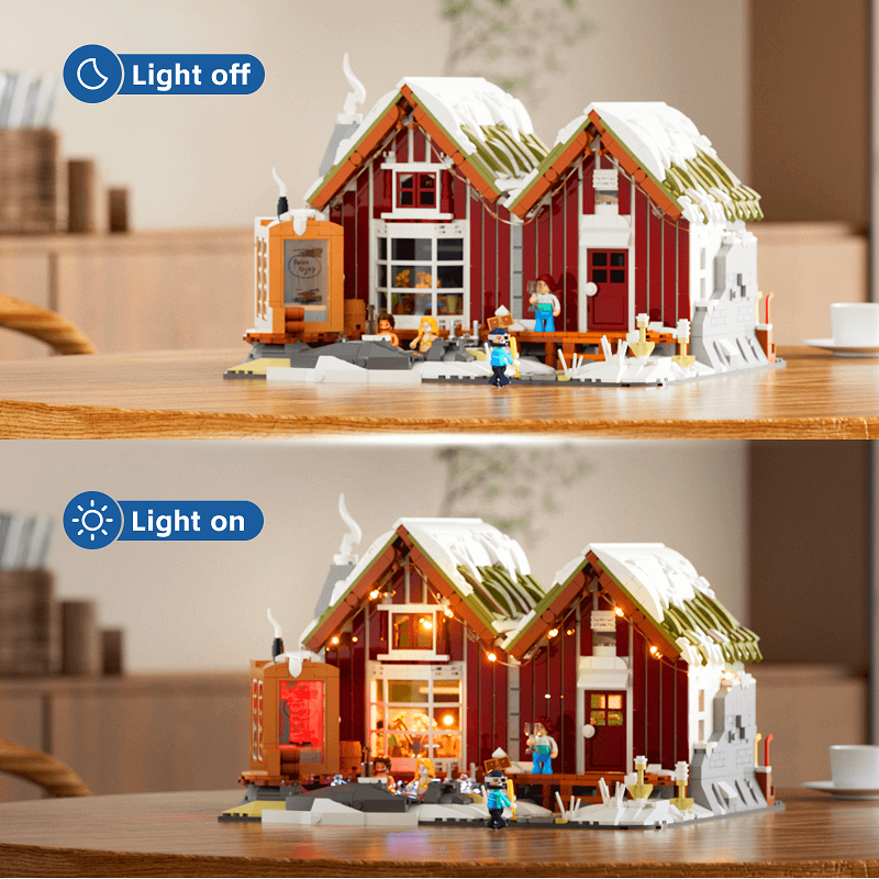Lumibricks 10011 - Spa Cabin, 2235 steentjes