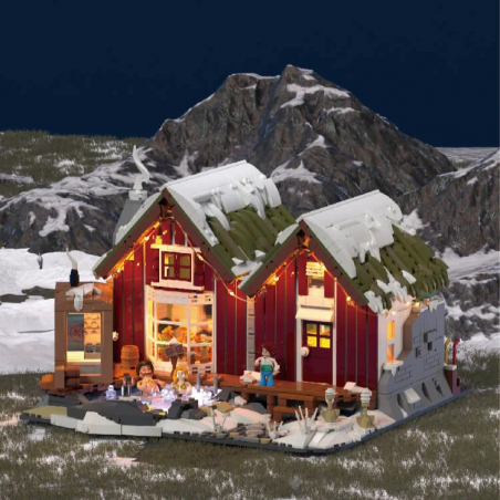 Lumibricks 10011 - Spa Cabin, 2235 steentjes