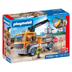 Playmobil Action Heroes- 71750 Vrachtwagen met kraan