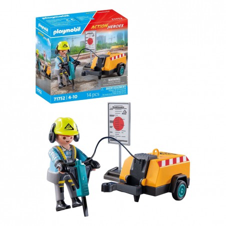 Playmobil Action Heroes- 71752 Bouwvakker