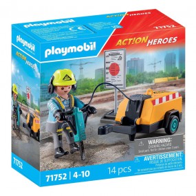 Playmobil Action Heroes- 71752 Bouwvakker
