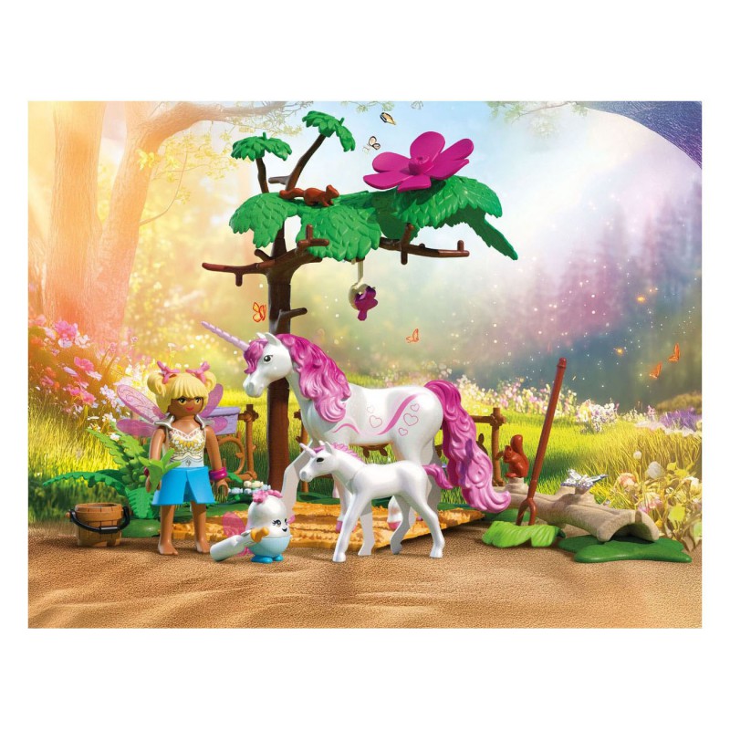 Playmobil Fantasy & Magic - Magische eenhoornstal voor moeder en veulen, 71839