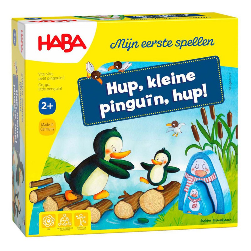 Mijn eerste spellen - Hup, kleine pinguin, hup! Haba