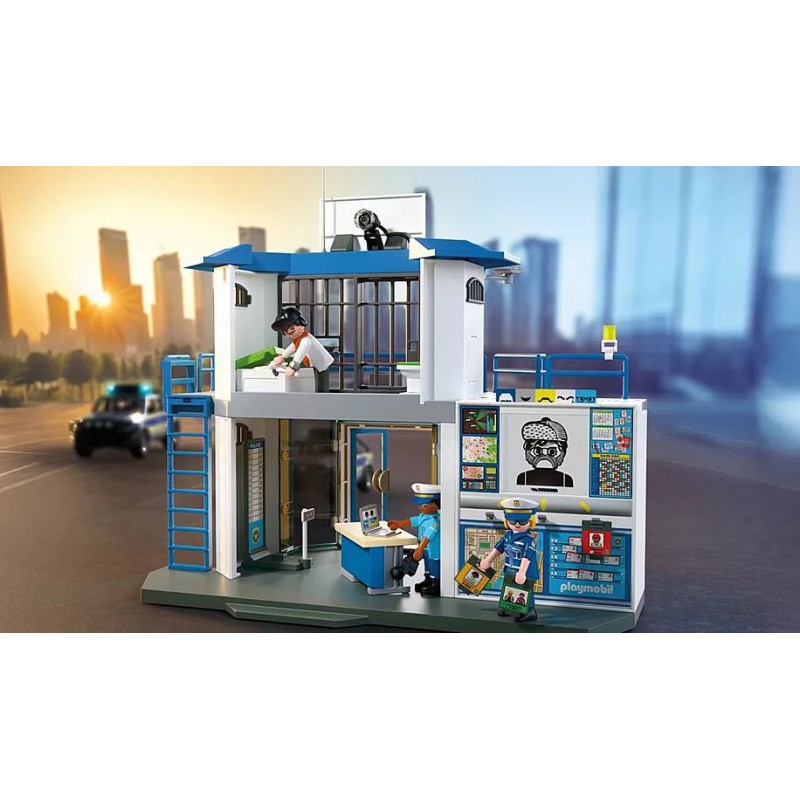 Playmobil City Action - Politiebureau met onderzoeksruimte, 71874